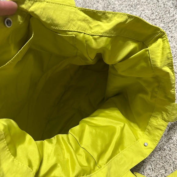 Lululemon Side Cinch Shopper Bag in Neon Yellow NWOT